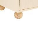 Children's bookcase 2 doors 1 shelf "Bouli" Beige, 75.5x60 cm Beige