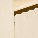 Children's bookcase 2 doors 1 shelf "Bouli" Beige, 75.5x60 cm Beige