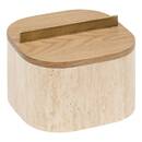 Set of 2 decorative boxes "Anaya" Beige, L.14/18 cm Beige