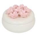 Decorative box "Rose Blossom" Stoneware (ceramic) Ø 11 cm Model A