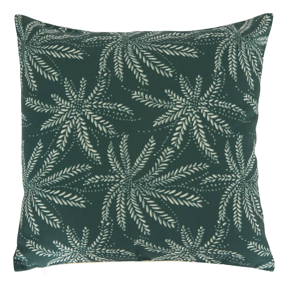 Square Outdoor Cushion THE PALM RESORT Green 55 x 55 cm, Recycled Polyester Green