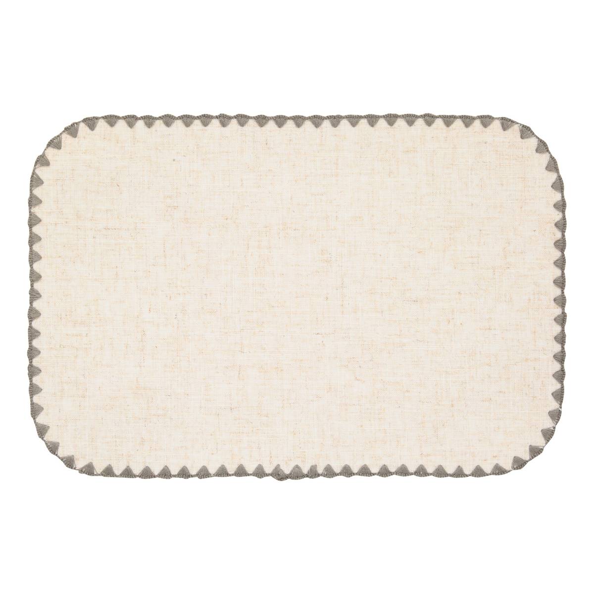 Placemat "Sandrine" Polyester, 45x30 cm Grey