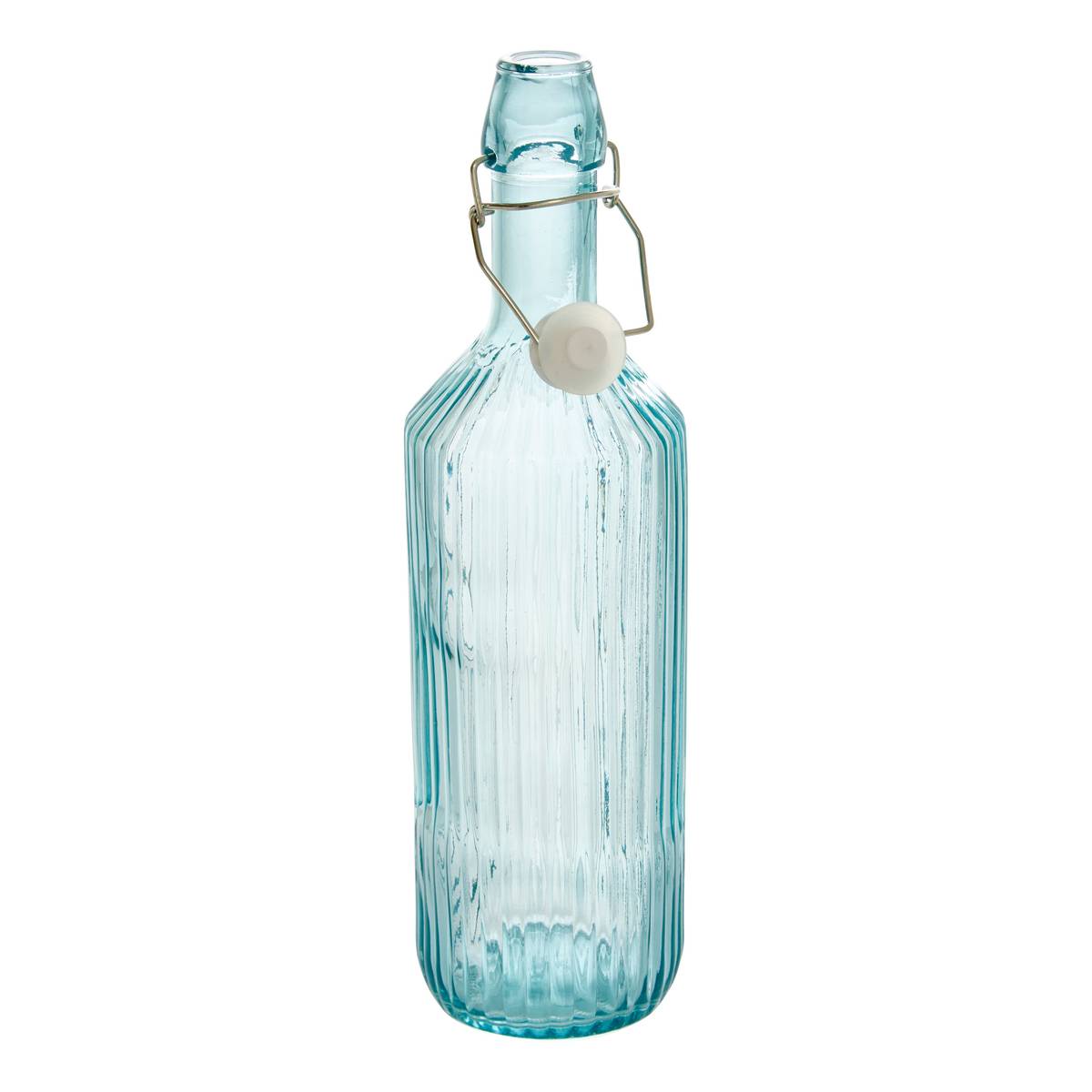 "Limo Line" Bottle Glass Blue