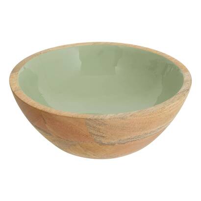 Serving bowl  "inaya" mango wood, d.19 cm