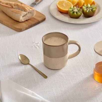 Mug "kate" 320 ml, earthenware, beige