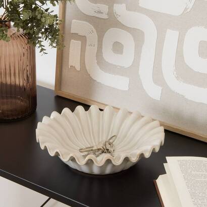 "sien" cut stoneware (ceramic), &Oslash; 25 cm