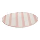 Set of 6 dessert plates "Charlie" Porcelain, D.19 cm Pink