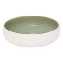 Lot de 4 assiettes creuses "Chiara" Stoneware (ceramic), D.16.6 cm Green
