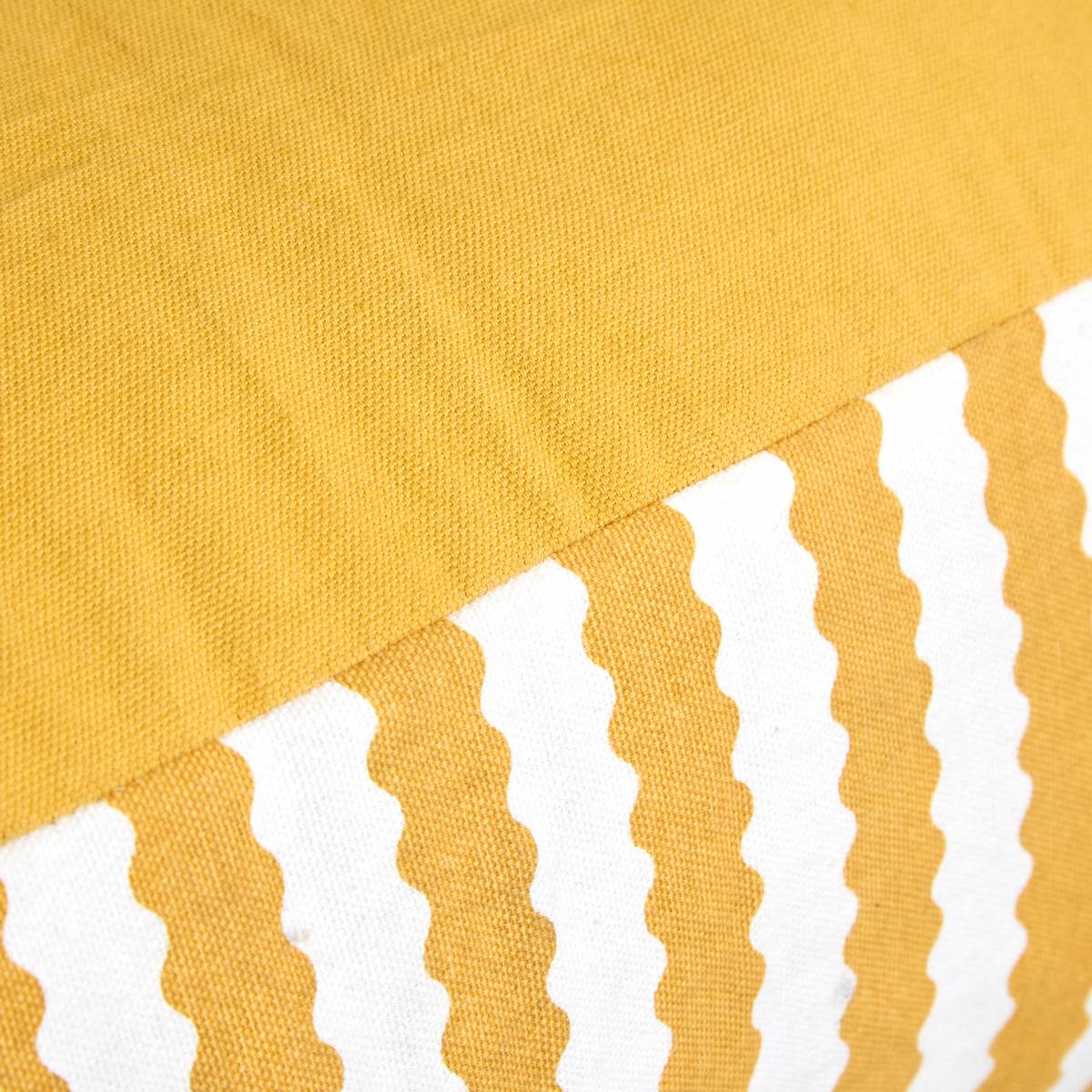 Rectangular Outdoor Floor Cushion POOLSIDE Yellow