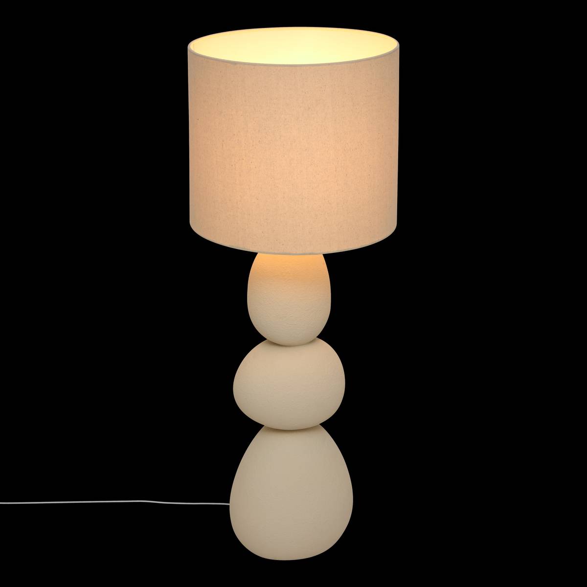 Floor Lamp "Alitha" Beige, H.100 cm Beige