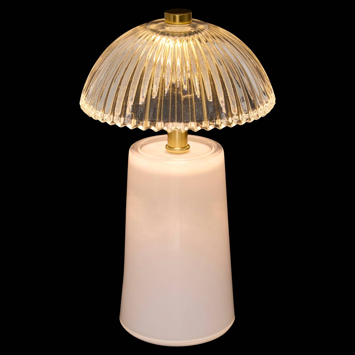 Lamp "Olie" Battery, H. 18.2 cm Green