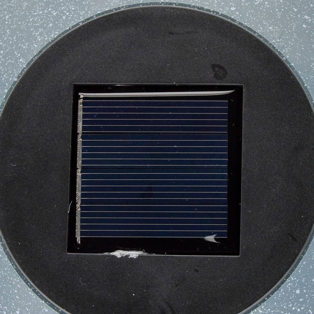 Solar Outdoor Lamp "Damon" 31.8x18 cm, Blue Grey Grey blue