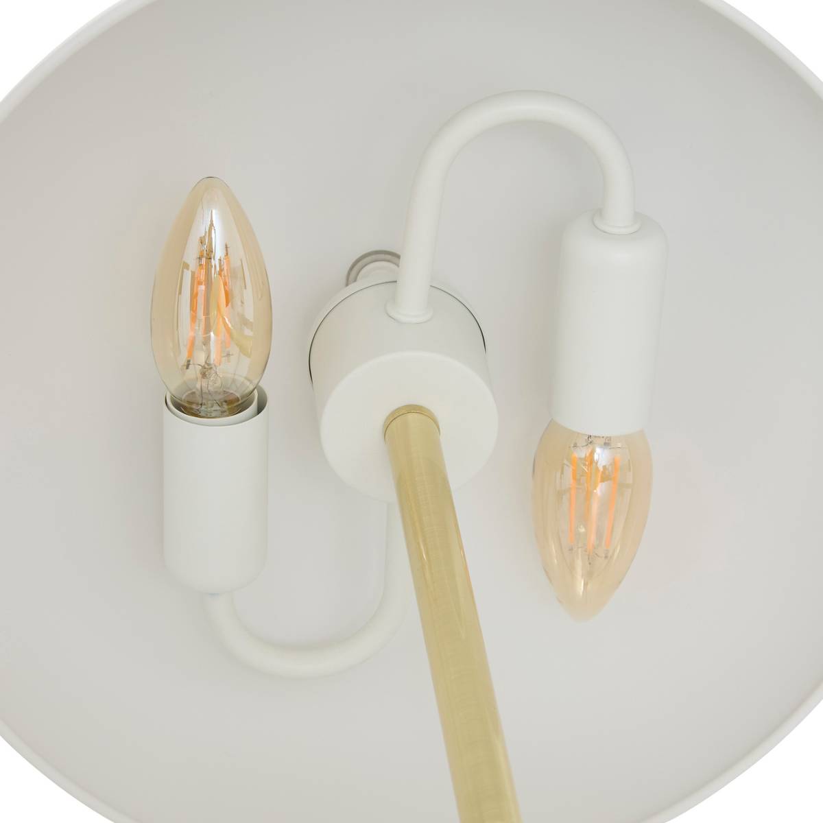 Lamp "Delcia" White, H.45 cm White