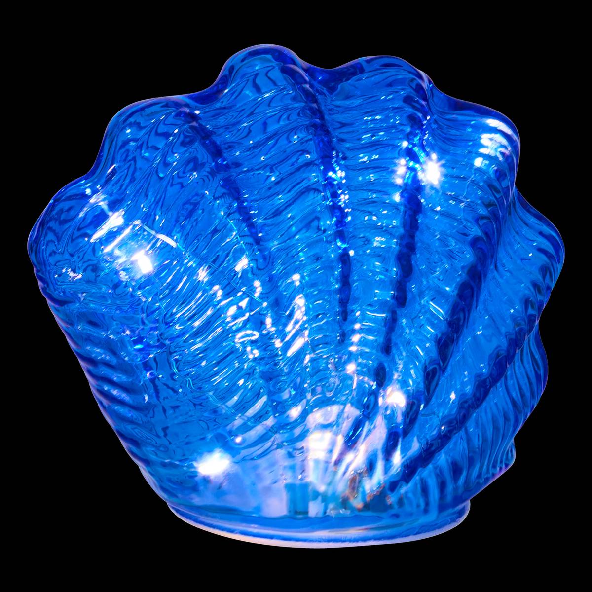 Lamp "Shell" Battery, H.12 cm Blue