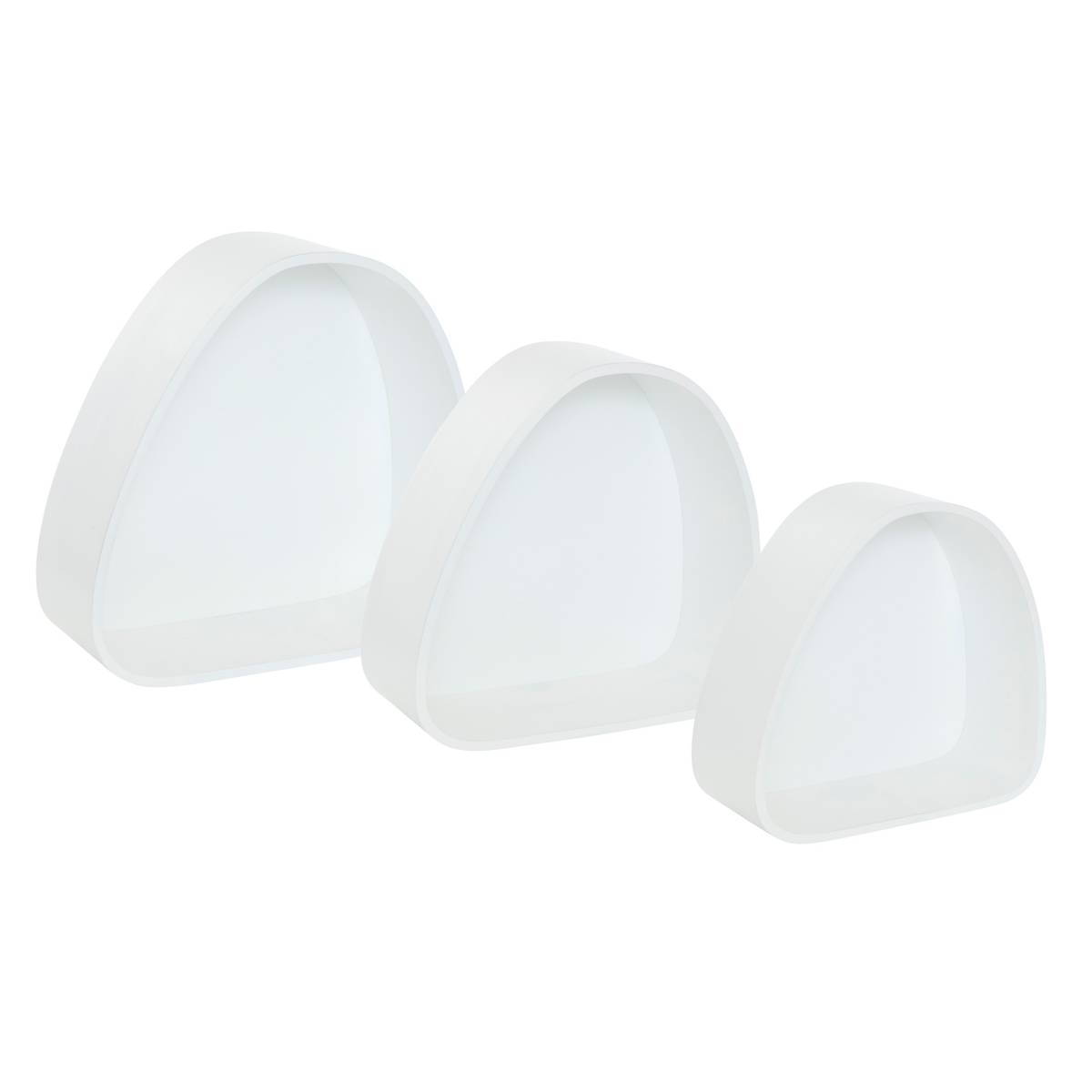 Wall shelf "Sien" To hang, White, 37x14.5 cm White