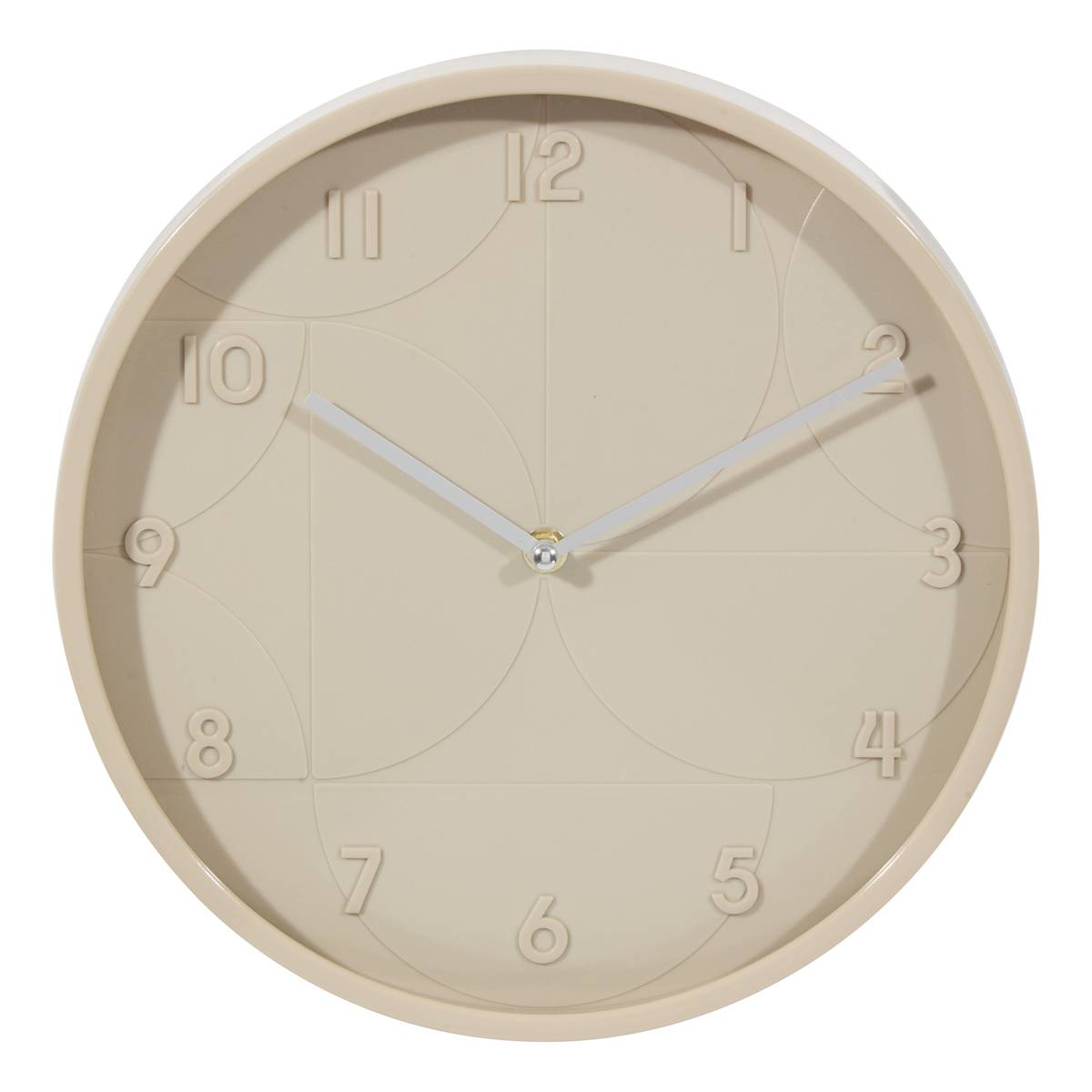 3D Clock "Samy" Sand, 30x4.2 cm Sand