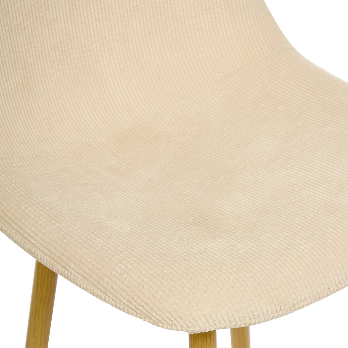 Bar Chair "Roka" Beige, H.93 cm Beige