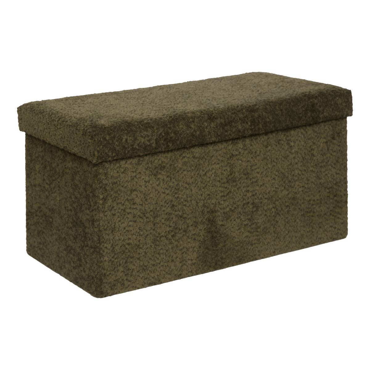 Folding double pouf "Soana" Khaki Green, 76x38 cm Khaki green