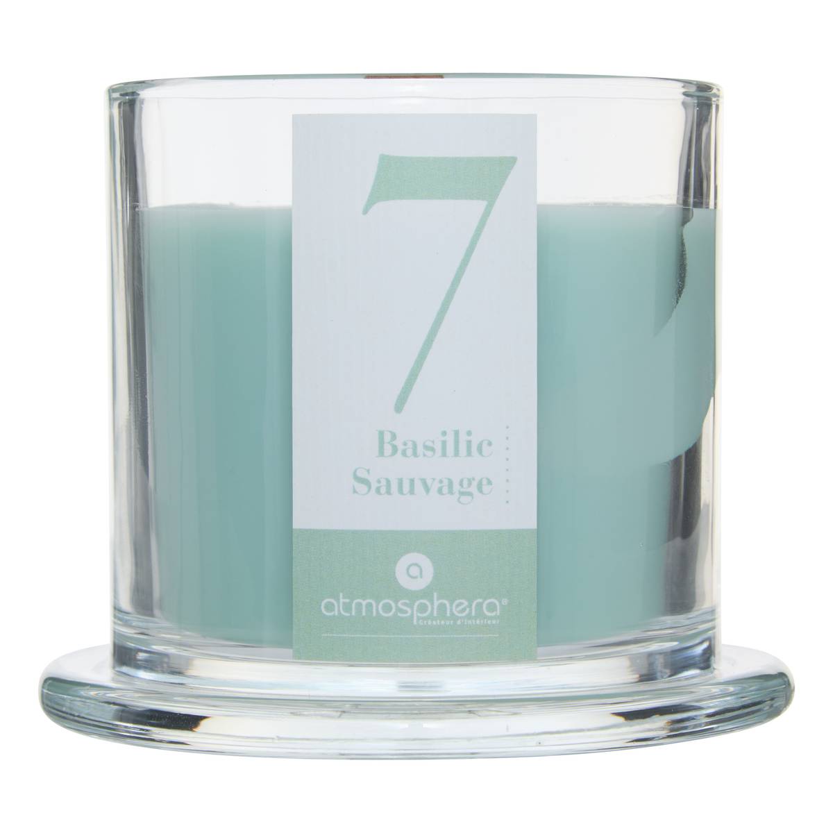 Scented Candle "Numia" Gourmet Scent, Basil, 240g Basil