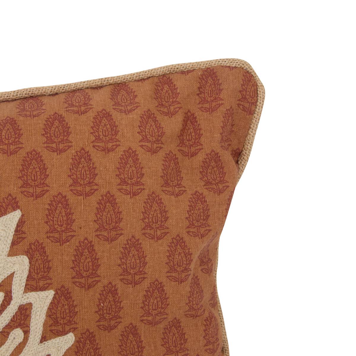 "Sienna" Cushion Cover Terracotta, 40x40 cm Terracotta