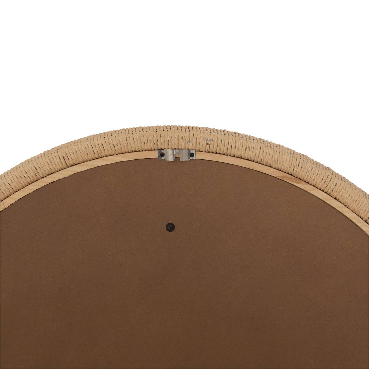 Mirror "Laia" Caramel Brown, D.81.5 cm Caramel brown