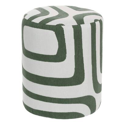 Pouf "delor" cedar green