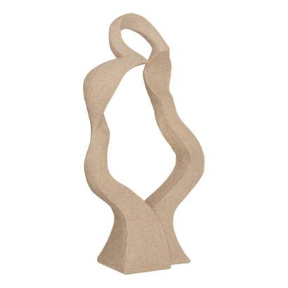 Decorative object "salma" beige, h.43.5 cm