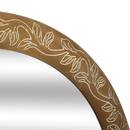 Mirror "Ethel" 118x74 cm, Brown Brown
