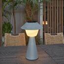 Solar Outdoor Lamp "Damon" 31.8x18 cm, Blue Grey Grey blue