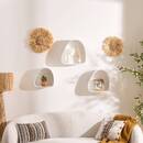 Wall shelf "Sien" To hang, White, 37x14.5 cm White