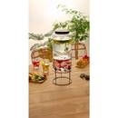 "Distri" Beverage Dispenser Glass, 2x3.8L, Transparent Transparent