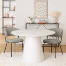 Set of 2 "Alba" chairs Steel, Polyester, Beige Beige