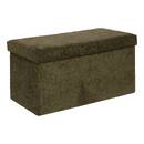 Folding double pouf "Soana" Khaki Green, 76x38 cm Khaki green