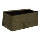 Folding double pouf "Soana" Khaki Green, 76x38 cm Khaki green