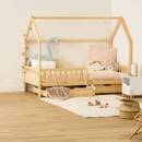 Children's cabin bed "Bosco" Beige, 98 x 194.8 cm Beige
