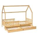 Children's cabin bed "Bosco" Beige, 98 x 194.8 cm Beige