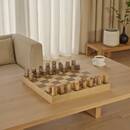 Chess Set "Micka" 40 x 40 cm Brown