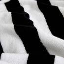 Towel "The Palm Resort" Black & White, 400 g/m2, 180x90 cm Noir & Blanc