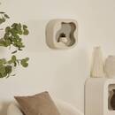 Shelf "Evy" To hang, White, 28x28 cm White