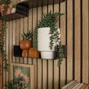 Shelf "Emilio" To hang, Black, 12x11.5 cm Black