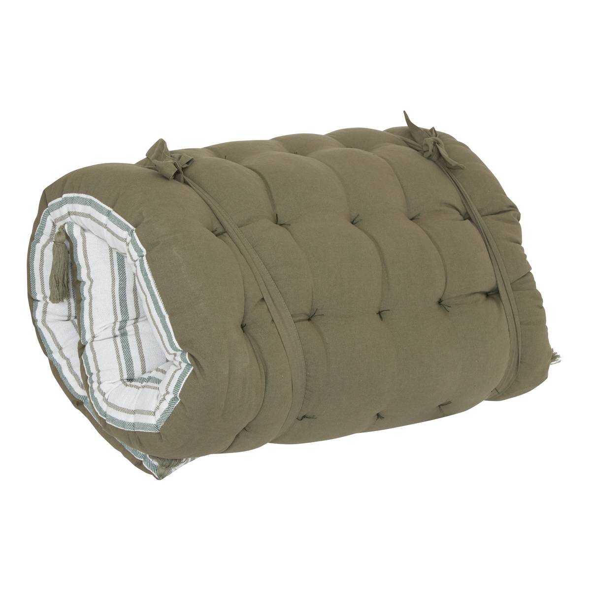 Floor Cushion "Groove" Green, 120x60 cm Green