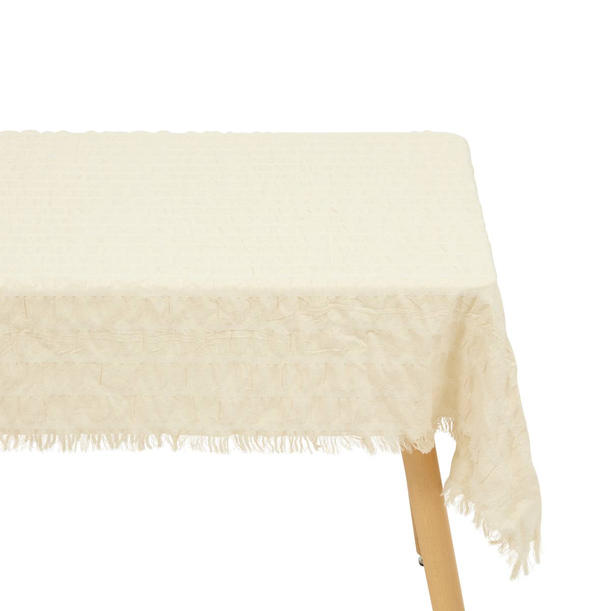 Tablecloth "Ysel" 250x150 cm, Warm White Warm White
