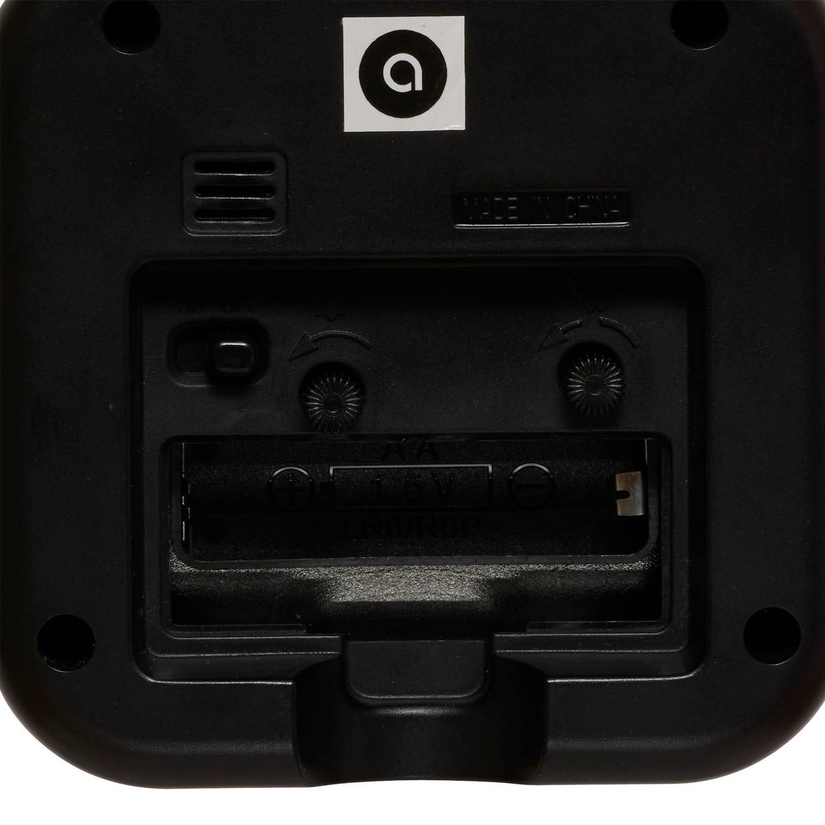Alarm Clock "Tudy" 10x10.3 cm Black