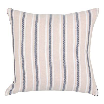 Cushion "groove" navy blue, 40x40 cm