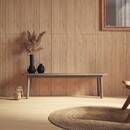 Set of 2 decorative wall panels "Alcov" Beige, 120x30 cm Beige