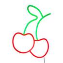 LED Neon "Fraci" 25x1.5 cm Cherry