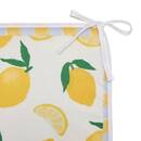 Chair pad "Fruity" Yellow, 39x39 cm Yellow