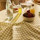 Tablecloth "Rose Flower" 250x150 cm, Light Green Light green