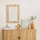 Mirror "Charlie" Beige, 79x55 cm Beige