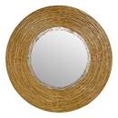 Mirror "Martin" Bronze, D.90 cm Golden brown